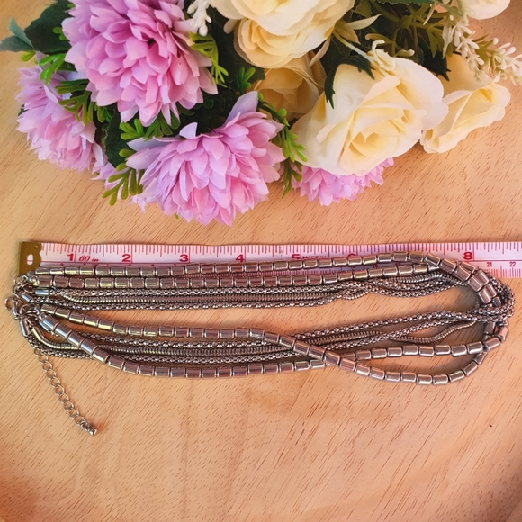 Multi Strand Fashion Necklace - Picture 2 of 4
